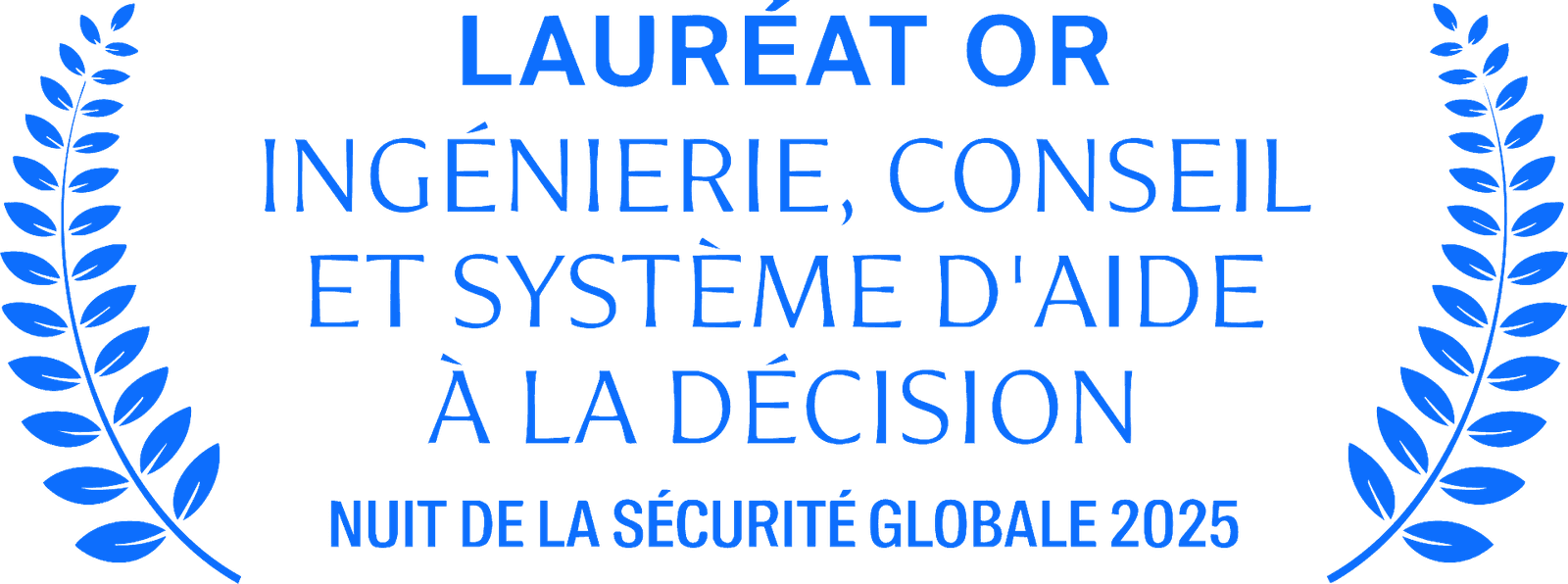 Lauréat Or - Nuit de la Sécurité Globale 2025